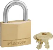 Master Lock 140D Solid Brass Body Padlock, 40 Mm Wide