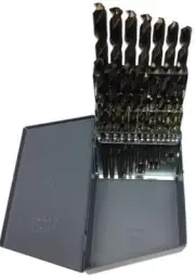 1/16-1/2x64ths 29 Piece Cobalt Jobber Length Drill Bit Set