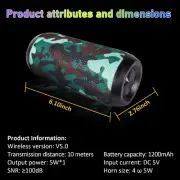 Portable Bluetooth Speaker Loud Speaker Hi-Fi Wireless Stereo Bass Universal