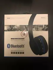 SENTRY BX200 STEREO Bluetooth Wireless Headphones W/MIC Black & Blue Universal
