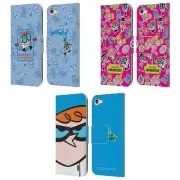 OFFICIAL DEXTER'S LABORATORY GRAPHICS LEATHER BOOK CASE FOR APPLE iPOD TOUCH MP3