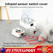 Infrared Sensor Switch Lid Pet Feeder Bowl Waterer Splash-proof Moisture-Proof