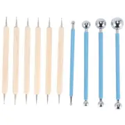 10 Piece Dotting Tools Styluses for Mandala Rock Painting, Pottery Clay5481