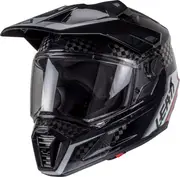 Leatt ADV 9.5 Carbon, adventure helmet , color: Black/Grey/Red , size: XS