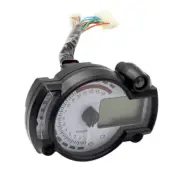 12V LCD Digital Motorcycle Tachometer Odometer Speedometer Gauge Instrument RPM