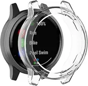 Turnwin intended for Garmin Vivoactive 4 Case, Shock-Proof Scratch-Resistant Protective Band Cover Case intended for Garmin Vivoactive 4 GPS Smartwatch (Clear)