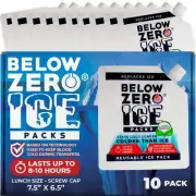 Reusable Ice Packs for Lunch Box and Cooler Bags – Patent Pending Coldest and...