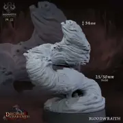 Blood Wraith Ghost Elemental Spirit Miniature Fits DND D&D Pathfinder Game RPG