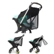 Rip-stop Pram Canopy Sunshade Cover Bug-Netting UV-Protection SunCover