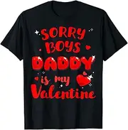 [X.Style] Kids Valentines Day Tee Outfit for Baby Girl Toddler Little ds549 T-Shirt (L) Black