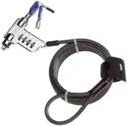 Codi A02029 Combination Cable Lock - Master Keyed Lock - Galvanized Steel - 6.50