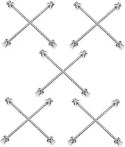 [AOKWAWALIY] 10 Pcs Men's French Collar Pin Collar Bar Tie Mens Tie Bar Brooch Pin Tie Holders for Men Shirt Mens Necktie Collar Brooch Necktie Pins Harddaddy Shirts Men Suit Pin Alloy