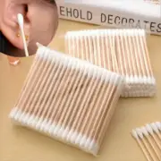 50/100pcs NEW Wooden Cotton Buds Swabs Medical Ear Cleaning Wood Sticks