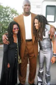 Whoopi Goldberg, Shaquille O'Neal & Lenny Kravitz 1993 Old Photo
