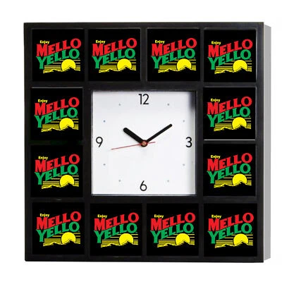 Mello Yello Soda Pop Drink Retro Advertising Promo Diner Clock 10.5". Not $65