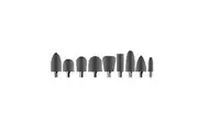 Kenda Technic Polishing, No. 7015, 10 x 18mm, Medium Point, Handpiece, Black, 6/Pack