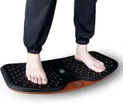 ZEALTOP Standing Desk Balance Board Anti Fatigue Standing Desk mat Wobble Board Rocker Board Comfort Mat for Office Kitchen (Large Size)