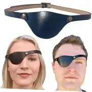 Eye Patches for Adults Right and Left Eyes - Handmade Leather Eye Patch for