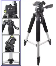 Pro Series Tripod 57" With Case For Canon EOS Rebel T3 T3i 1D 1Ds 5D 7D 10D