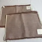 Lot Hearth & Hand Magnolia Placemats Pink White Cotton Linen Fringe Set 9 New