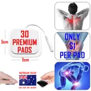 Dr Ho's compatible TENS ELECTRODE PADS - 5cm x 5cm x 30 PREMIUM PADS ⭐⭐⭐⭐⭐