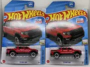 Hot Wheels 2023 RAM 1500, Red, Factory Fresh 7/10, #97 Lot of TWO (2)