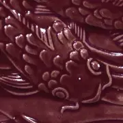 AMACO Low Fire Gloss Glaze, LG-50 Maroon, Translucent, Pint