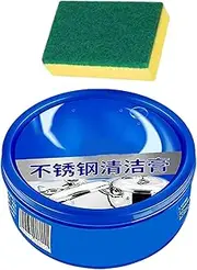 Stainless Steel Clean Wax, 300g Stainless Steel Appliances Cleaner, Household Supplies, Pot Bottom Polish, Metal Polishing Cream For Grease, Oven