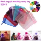 Organza Bags For Wedding Favours Small Gift Drawstring Mesh Bag Decor Pouches