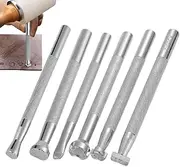 Leather Stamping Tools,Leather Punch Stamping Tool Kit - Leatherworking Art Craft Supplies Set for Leathercraft Saddle Making Carving Engraving and Embossing