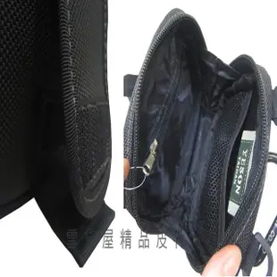 【YESON】腰包超小容量腰掛隨身物品相機包穿過皮帶固定(台灣製造高單數彈道防水尼龍布材質附活動型長背帶)