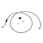 Front +8" Stainless Braided Brake Line 2008-2011 Harley-Davidson Softail FXCW/C
