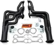 Doug's Headers (D567-B) 1-7/8" 4-Tube Black Coating Hi-Temperature Full Length Exhaust Header for Pontiac GTO 326-455