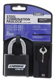 Carbine 60mm Combination Padlock - Four Dial - CC60-FE-PMB