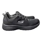 Skechers Dynamight Black Walking Running Pull-On Sneakers Womens Sz 8 12119 NWT