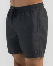 [Lucid] Lucid Men's Coding Elastic Waist Shorts in Black Size XL XL Black