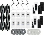 1Set Parts Accessories Compatible for Ecovacs Deebot X2 / X2 Pro / X2 Omni Robot Vacuum Cleaner Main Side Brush Filter Mop Pads Dust Bag