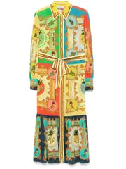 [ALEMAIS] La Musica midi dress 8 Green