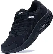 [QAUPPE] Womens Air Tennis Sneakers Arch Support Walking Shoes Running Fashion Slip on Sneakers Sport Gym Shoes