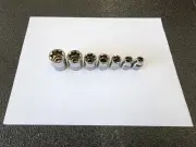 Snap-on Tools NEW 7pc 3/8" Drive 8PT SAE DOUBLE SQUARE 1/4" - 5/8" Socket Set
