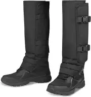 Snake Gaiters Leg Guards for Snake Bite Protection Black