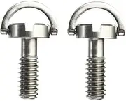 OSALADI 2pcs Camera Tripod Small Tripod Quick Release Screw Steel Flat D-Ring Screw Camera DSLR Camera D Shaft Camera Screw Tripod Plate Screw Digirig DSLR Screw Stainless Steel D Ring