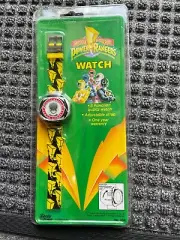 Mighty Morphin Black Power Ranger ZACK Watch Walter Jones Flasher By Hope 1993