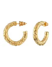 [Mocha] Zahar Mona Earrings in Gold