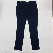 Old Navy Girls 10 Regular Skinny Leg Uniform Pants Adjustable Waist Navy Blue