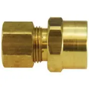 18171 Adapter, 3/8 in Compression x 1/2 in Sweat, Brass (2 Pack)