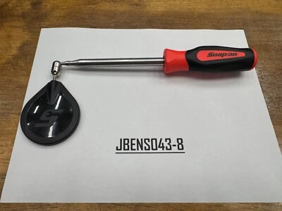 Snap-on Tools NEW ORANGE Soft Grip Telescoping Inspection Mirror PTMR0O