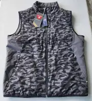 Vineyard Vines Men’s Palmero Lightweight Packable Vest Condor Camo Color Medium