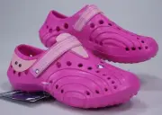 GIRLS HOUNDS KIDS LIGHT WEIGHT ULTRALITE SHOES HOT PINK/SOFT PINK SZ 13/1 W/ TAB