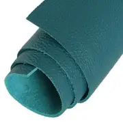 24''X12'' Genuine Blue Dotted Leather Sheets for Hobby Workshops - Tooling Sq...